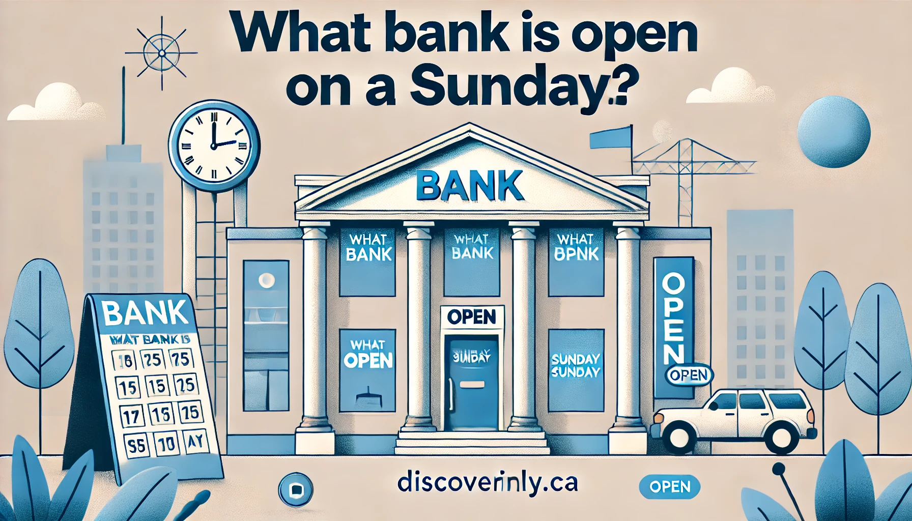 What Bank Is Open On A Sunday